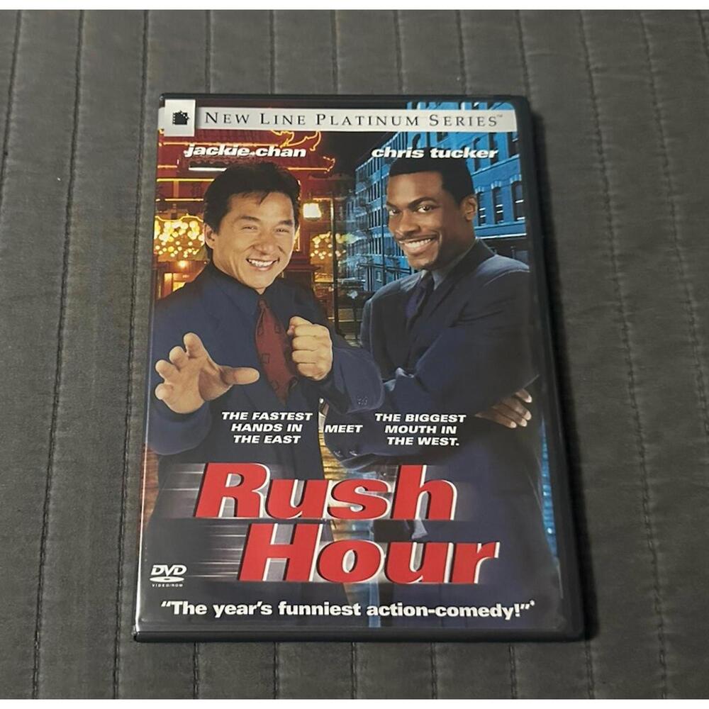 Rush Hour (DVD, 1999) Platinum Series Chris Tucker Jackie Chan Movie Excellent